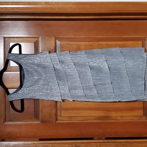 Festive Silver Cocktail Flapper Dress